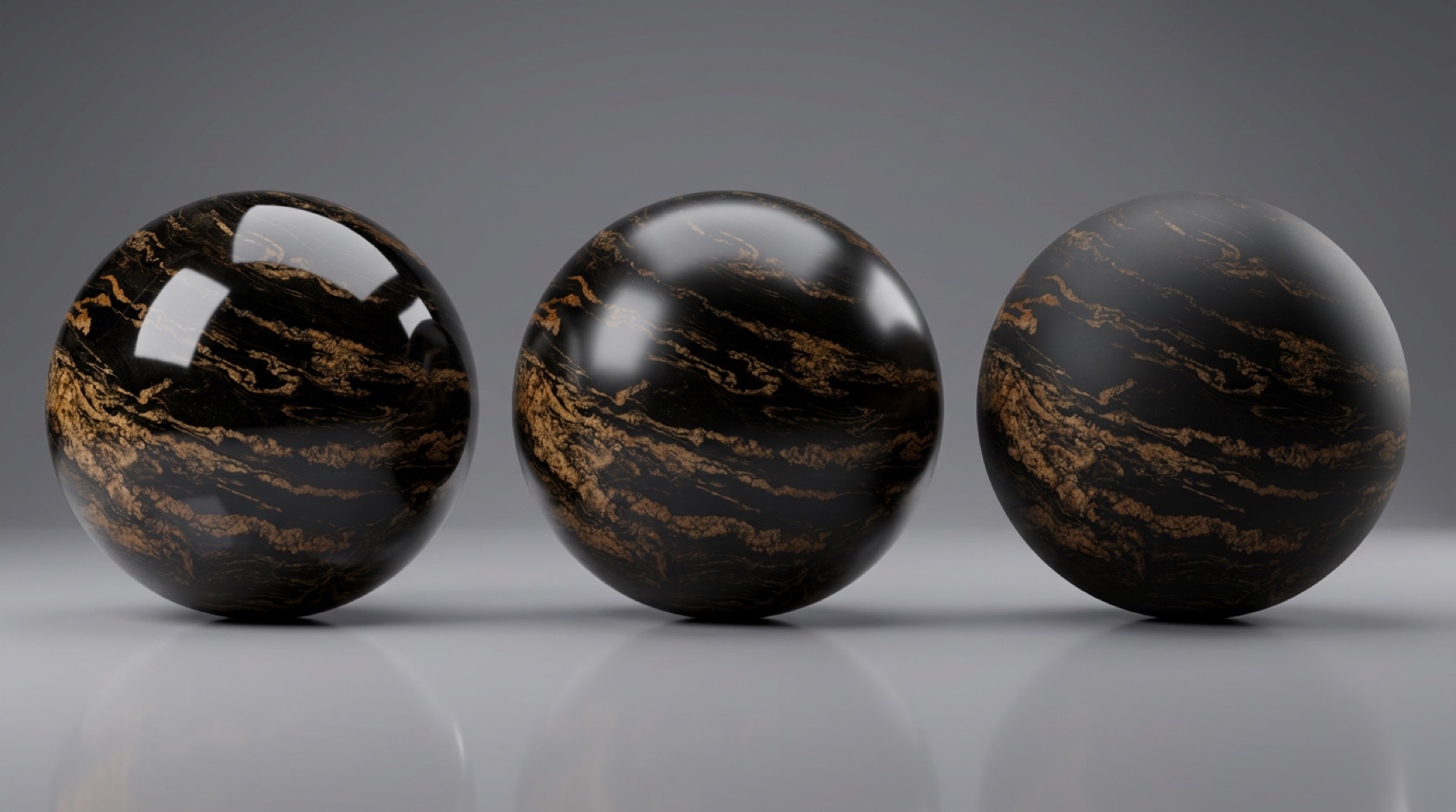 Shader balls em granito Black Taurus